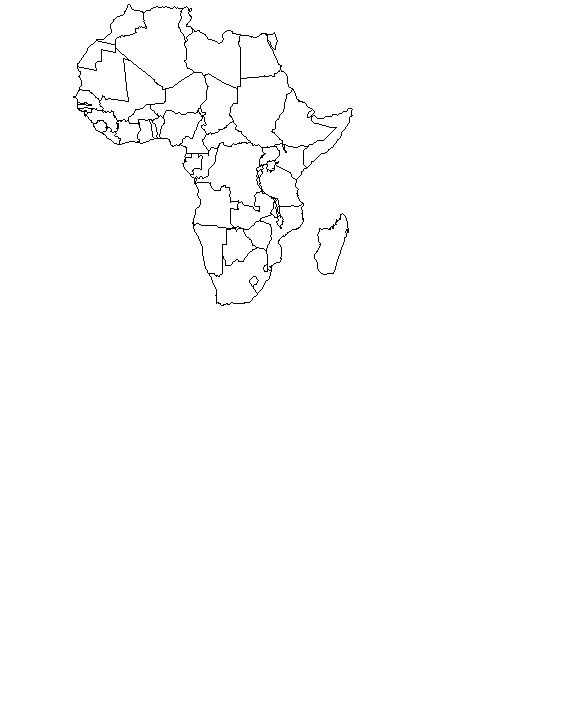 shape of africa